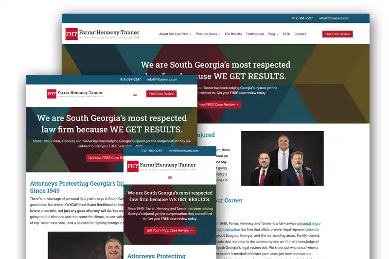 fht lawyers web design