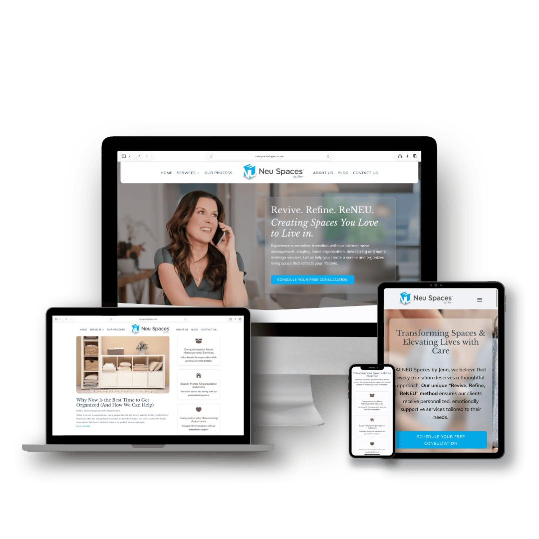 Neu Spaces web design new