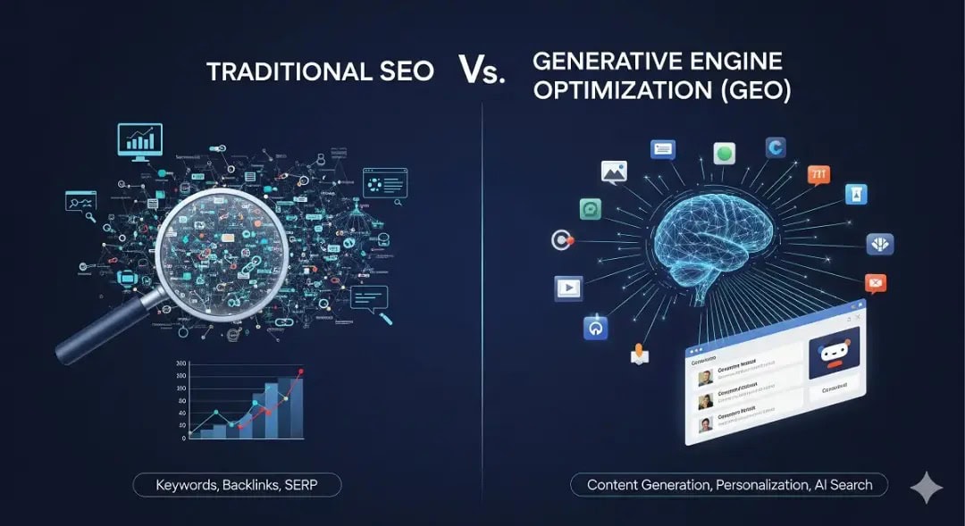 Traditional Seo Vs Generative Engine Optimization (geo)